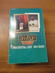 NIB. SKYBOX NBA BASKETBALL CARDS 1990-91 SEASON 36 PACKS, 15 PER PACK .. TV-18A