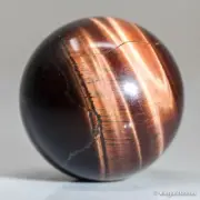 36g29mm Red Tiger Eye Sphere Crystal Ball Natural Quartz Healing Gemstone Chakra