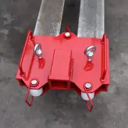 2 inch Forklift Hitch Receiver Dual Pallet Fork Towing Adapter Attachment