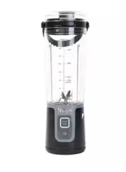 Ninja Blast 18oz Portable Blender with Flat Lid and Blade Cover-Black-NEW