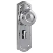 Kensington Privacy Knob Set, Chrome