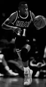 Sherman Douglas Miami Heat 1990 Old Photo 4