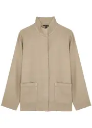 Eileen Fisher Linen-blend Jacket - Beige - M (UK 14-16 / L) M (UK 14-16 / L)