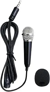 Ceprznvey Tiny Microphone, Compact Microphone, Vocal Microphone for Singing, Podcasting Microphone, Compact Wireless Microphone for Podcasting and Vlogging, Omnidirectional Microphone for Recording