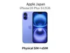 Apple iPhone 16 Plus 512GB Ultramarine MXVR3J/A 2024 Physical SIM ✅JAPAN✅NEW