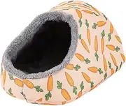 Small Animal Hideout | Plush Hamster House - Warm Cave Bed for Guinea Pig, Chinchilla, Sugar Glider