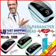 Fingers Pulse Oximeter Heart Rate Blood Oxygen Saturation Monitoring with USB AU