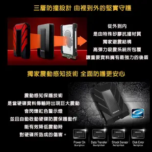 【威剛ADATA】HD710 Pro 1TB(黑) 2.5吋外接式硬碟