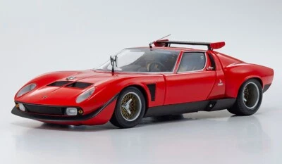 1/18 Kyosho Lamborghini Miura SVR (Red) Diecast Car Model K08319RBK