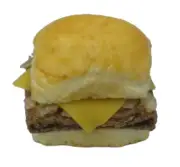 Display Faux Food Prop White Castle Cheeseburger Slider New