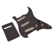 Loaded Prewired SSS Humbucker Pickguard Pickups Set With Back Plate For Elec ZOK