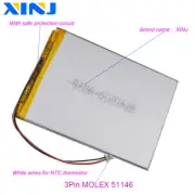 3.7V 4200mAh 3090120 Lipo Battery 3Pin MOLEX 51146 For Onyx Boox Chronos eBook