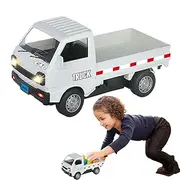 Remote Control Truck - 1:16 RC Car Electric Pickup Toys with LED Simulation Lights,Drift Auto Realistic Transportation Tool for Indoor, Outdoor, Christmas Birthday