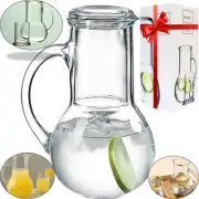 Bedside Night Water Carafe Set, 2 Piece, Glass Decanter, with Tumbler, Use in...