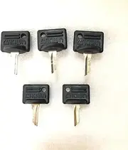 5PCS 107151-001 Crown Key Switch Ignition Switch Start On Off Lock for Crown Electric Forklift Pallet Truck Stacker