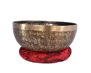 Mantra Carved singing bowl-Energy Healing Himalayan Bowls From Tibet