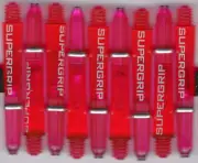 1.5in. 2ba HOT PINK HARROWS SUPERGRIP Dart Shafts & Springs: 1 set of 3