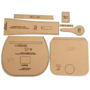 Chest Bag Sewing Pattern Hard Kraft Paper Stencil Template Leather Fashion