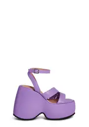 [Lemon Drop by Privileged] Valentin Platform Wedges - Purple