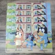 Bluey Placemat Set of 4 Kids 11.5x17" Plastic See-Through NEW Official Character