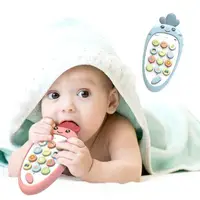 在飛比找momo購物網優惠-【JoyNa】兒童音樂玩具手機 嬰兒多功能牙膠雙語寶寶玩具