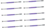 VINTORKY Manicure Cuticle Pushers Set 10pcs Nail Dead Skin Pushers Trimmer Safe and Comfortable for Home and Professional Use