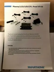 Smarthome 59505 Plasma/LCD/LED/CFL Proof IR Kit - IR repeater, receiver, emitter