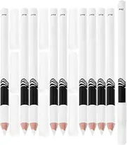 Ipetboom 10Pcs White Eyeliner Pencil - Multi-Purpose Eye Makeup Highlighter, Waterproof and Lightweight for Girls, Easy to Sharpen and Carry