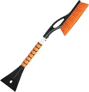 Vgvgaj Ice Scrapers for Car Windshield | Windshield Aluminum Ice Scrapers Detachable Snow Brush - No-Scratch Heavy Duty Car Accessories with Grip Snow Scraper for Windshield
