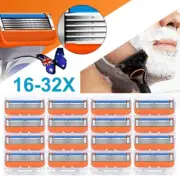 16-32PCS 5 Proglide Shaving Razor Blades Refills Compatible for Gillette Fusion