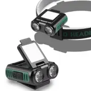 Cap Hat Visor Light Headlamp Motion Sensor LED Rechargeable Headlight Adjustable