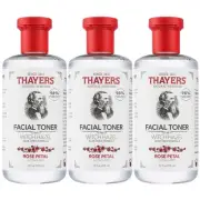 THAYERS Alcohol-Free, Hydrating Rose Petal Witch Hazel Toner with Aloe Vera, 12