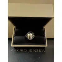 在飛比找蝦皮購物優惠-Georg Jensen喬治傑生GJ#51 古典銀石戒指