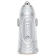 2 pcs Bakeey 18W QC3.0 Single USB Fast Charging Car Charger For iPhone XS 11 Pro Huawei P30 Pro Mate 30 Xiaomi Mi9 9Pro Oneplus 6T 7 Pro WHITE COLOR