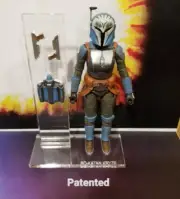 Star Wars Black Series Bo-Katan Kryze Mando Acrylic Base Set / Stand * NO TOY*