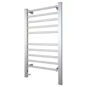 Pronti 160W Electric Heated Wall Mounted Towel Rack (Silver Oxidised)
