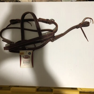 Weaver Leather Latigo Leather Browband Headstall