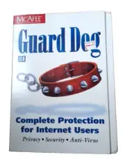 Vintage McAfee Guard Dog Software 2.0 PC Windows 95/98 CD Big Box NEW NRFB