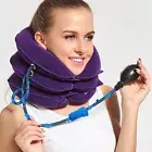 Device Air Inflatable Pillow Cervical For Easing Muscle Pain Neck Traction Brace