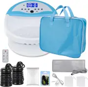 Ionic Foot Cleanse Ion Detox Foot Bath Machine With FIR Belt, Ion Arrays, Tub