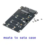 mSATA SSD to 2.5" SATA Hard Disk 7mm HDD Enclosure Case Converter Adapter black