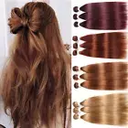 Brazilian 3Bundles 300G Unprocessed Virgin Human Hair Extensions Weave Weft Long