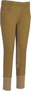 [TuffRider] Children's Unifleece Pull-On Stretch Fleece Knee Patch Winter Breeches