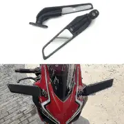 Compatible Honda Cbr500r Cbr650r Cbr1000rr 2016-2021 Motorcycle Mirror Modified Wind Wing Adjustable Rotating Rearview Mirror