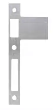 Zanda 1187LSS Extended Strike Plate Left Hand Satin Stainless Steel 86mm