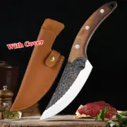 Boning Butcher Knife Hand Forge Blade Kitchen Knives Cleaver Meat Knife Chef AU