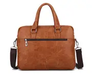 B02 Vintage Document Diagonal Bag Large Capacity Leisure Handbag for Men