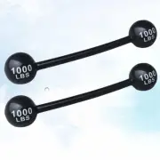2PCS kids outdoor playset plastic dumbbells Barbell Props Strongman Dumbbells