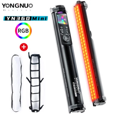 Yongnuo YN360 MINI Tube Stick Light 2700K-7500K RGB 2600mAh Photography Lighting