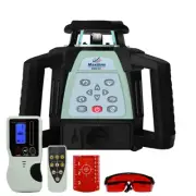 500M Range Self-leveling Rotary Rotating Laser Level Red Beam GSW301 w Receiver